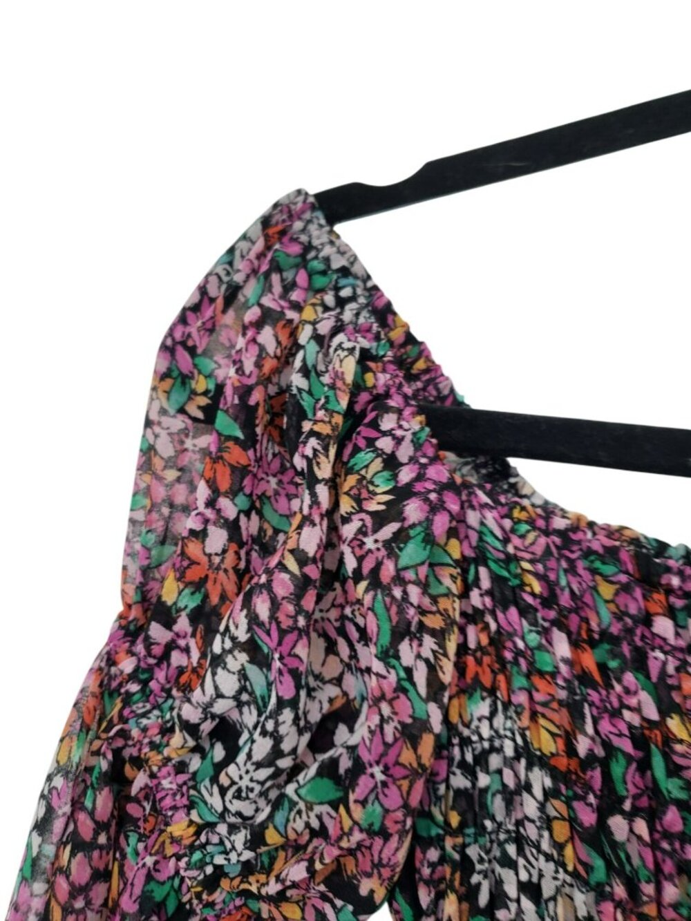NWT Misa Los Angeles Rashida Smocked Floral Maxi Dress Nazirah Boho Whimsigoth - Picture 9 of 16